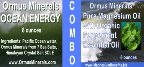 Ormus Minerals Ocean Energy and PURE Magnesium Oil with Organic Peppermint Ormus Minerals Ocean Energy and PURE Magnesium Oil with Organic Peppermint