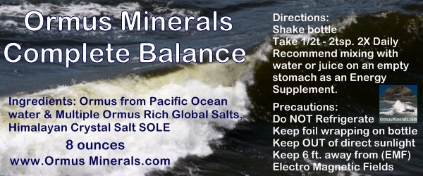 Ormus Minerals Complete Balance Ormus Minerals Complete Balance