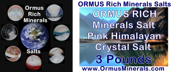 Rich Ormus Minerals Pink Himalayan Crystal Sea Salt 3 lb Rich Ormus Minerals Pink Himalayan Crystal Sea Salt 3 lb